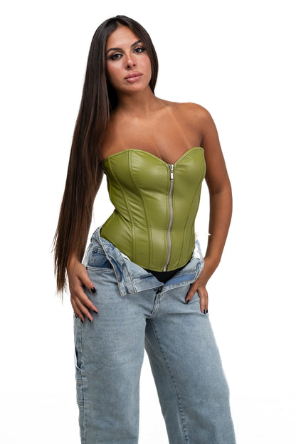 Corsetto in pelle